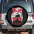 Georgia Lovers Spare Tire Cover Bulldogs Game Day Messy Bun TS10 No hole Black Print Your Wear