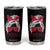 Georgia Lovers Tumbler Cup Bulldogs Game Day Messy Bun TS10 Black Print Your Wear