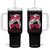 Georgia Lovers Tumbler With Handle Bulldogs Game Day Messy Bun - Print Your Wear