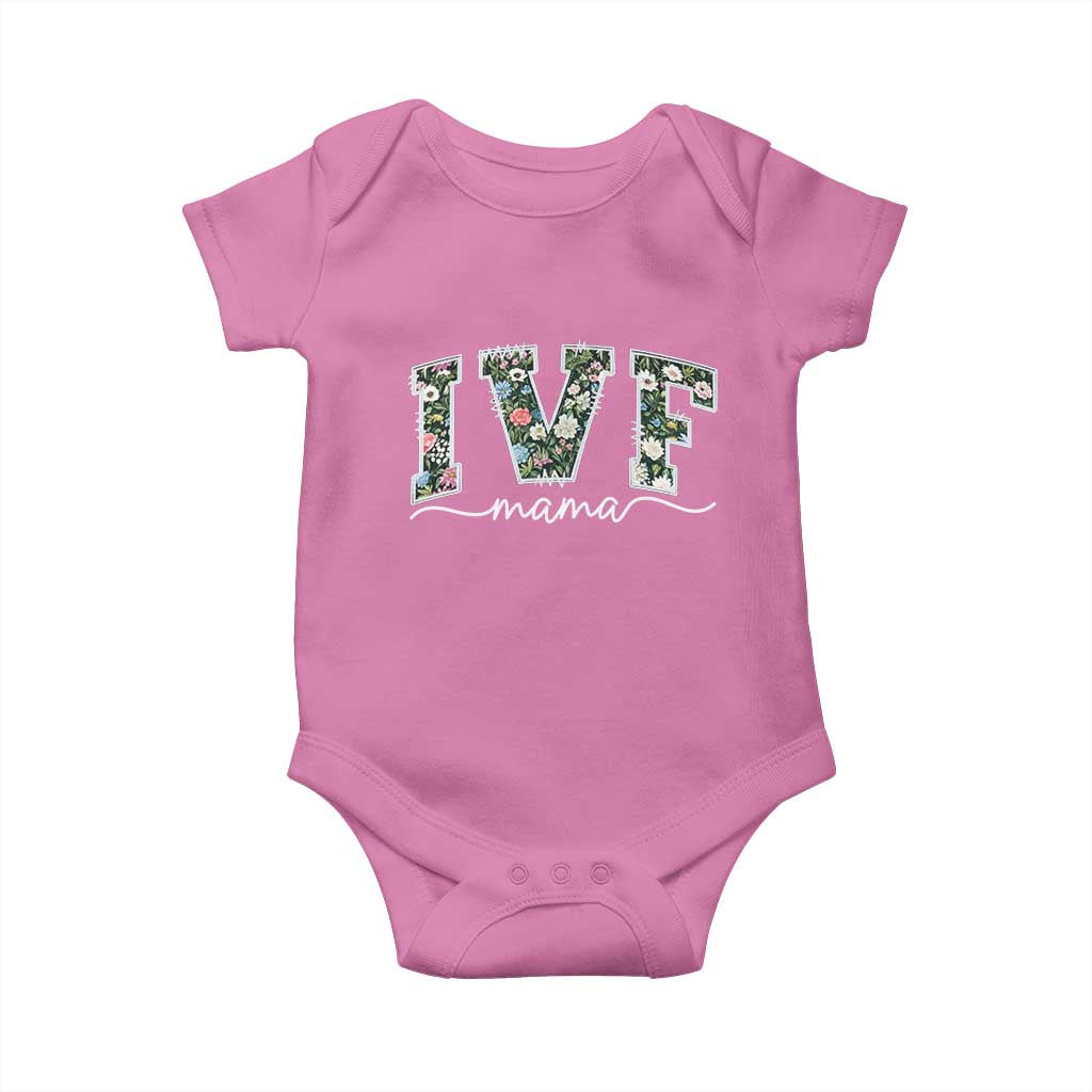 IVF Mama Baby Onesie Floral Mom Mothers Day TS10 Azalea Print Your Wear
