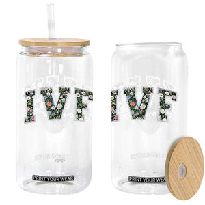IVF Mama Glass Can Floral Mom Mothers Day TS10 Print Your Wear