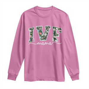 IVF Mama Long Sleeve Shirt Floral Mom Mothers Day TS10 Azalea Print Your Wear