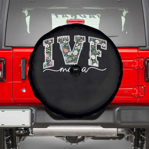 IVF Mama Spare Tire Cover Floral Mom Mothers Day TS10 Black Print Your Wear
