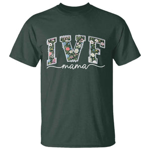 IVF Mama T Shirt Floral Mom Mothers Day TS10 Dark Forest Green Print Your Wear