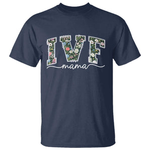IVF Mama T Shirt Floral Mom Mothers Day TS10 Navy Print Your Wear