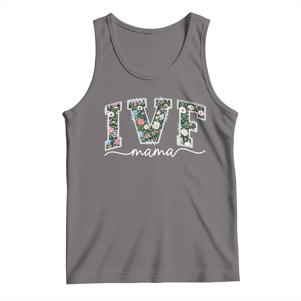 IVF Mama Tank Top Floral Mom Mothers Day TS10 Deep Heather Print Your Wear