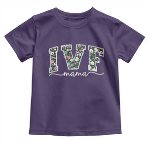 IVF Mama Toddler T Shirt Floral Mom Mothers Day TS10 Purple Print Your Wear