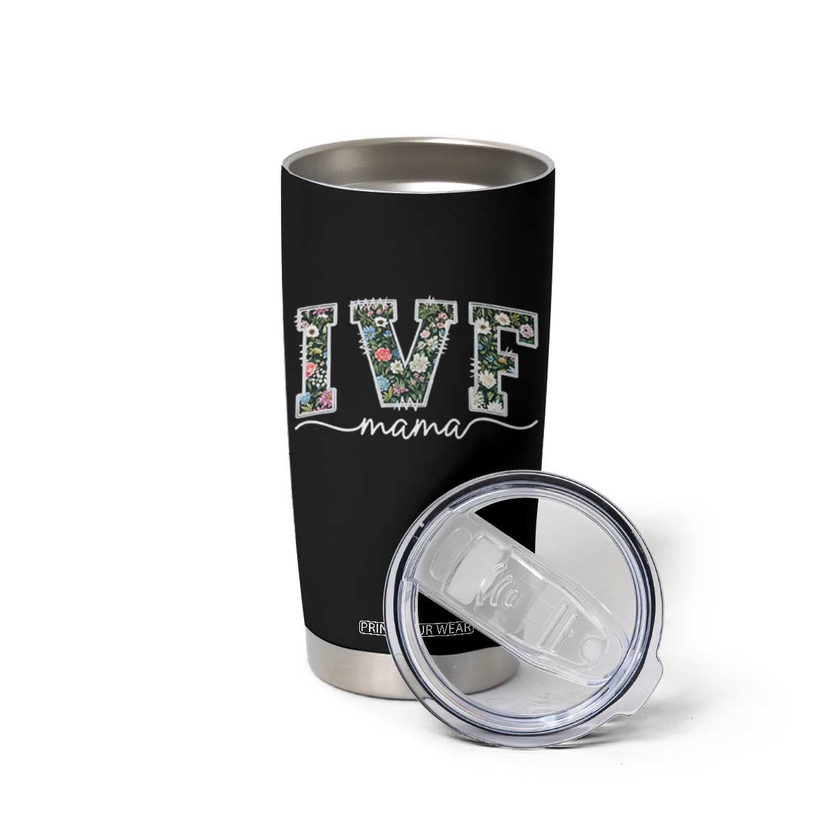 IVF Mama Tumbler Cup Floral Mom Mothers Day TS10 Print Your Wear