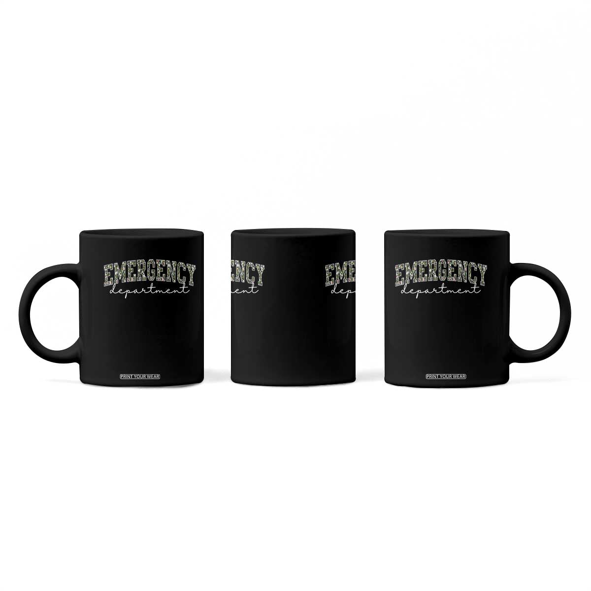 Floral Emergency Department Coffee Mug ER Nurse Gift TS10 Print Your Wear