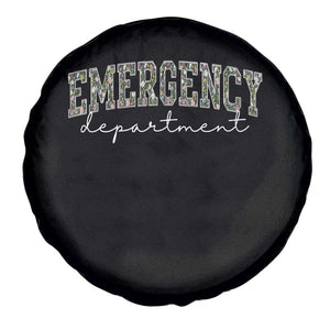 Floral Emergency Department Spare Tire Cover ER Nurse Gift TS10 Print Your Wear
