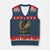 I Run a Tight Shipwreck V-Neck Knit Sweater Vest Homeschool Mama Cool Mom TS10 Navy Red Print Your Wear