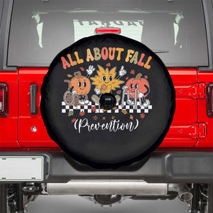 Fall Prevention Spare Tire Cover Autumn Thanksgiving Nurse PT OT TS10 Black Print Your Wear