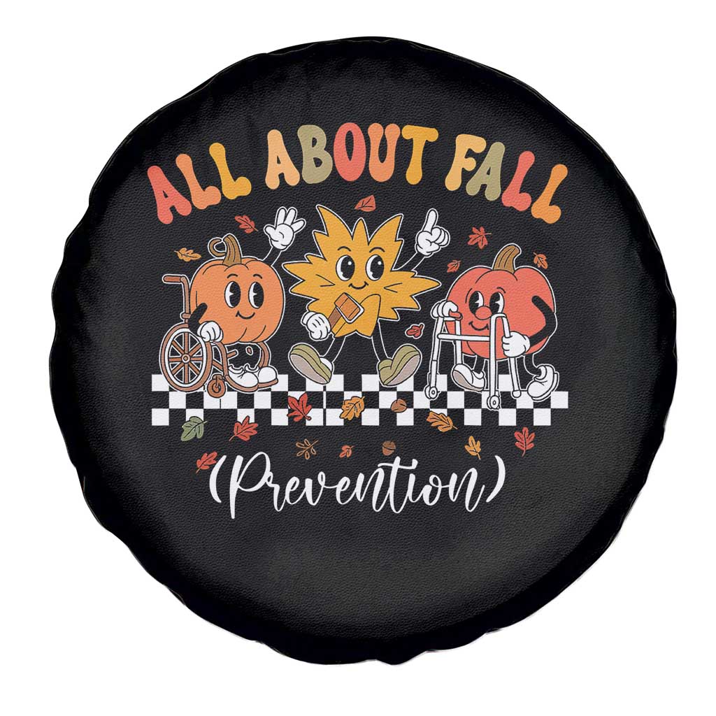 Fall Prevention Spare Tire Cover Autumn Thanksgiving Nurse PT OT TS10 Print Your Wear