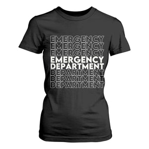 Emergency Department T Shirt For Women Retro ER Nurse Gift TS10 Black Print Your Wear