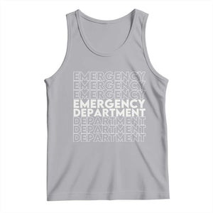Emergency Department Tank Top Retro ER Nurse Gift TS10 Athletic Heather Print Your Wear