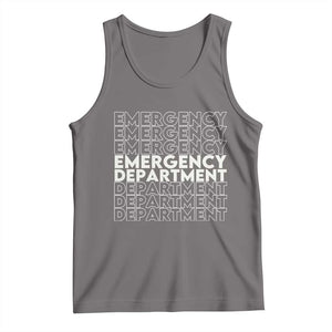 Emergency Department Tank Top Retro ER Nurse Gift TS10 Deep Heather Print Your Wear
