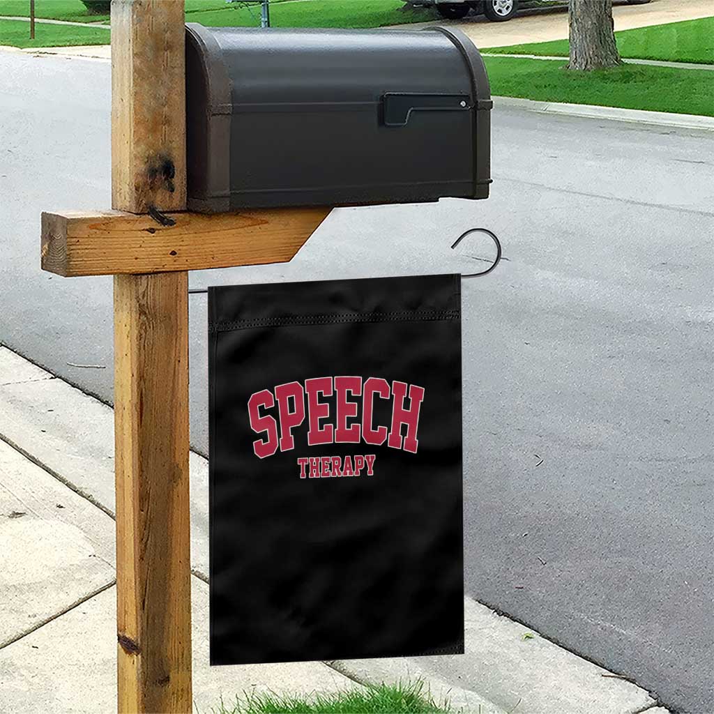 Retro Speech Therapy Garden Flag Special Education Therapist Teacher Appreciation TS10 Print Your Wear