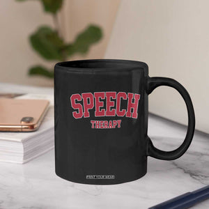 Retro Speech Therapy Coffee Mug Special Education Therapist Teacher Appreciation TS10 Print Your Wear