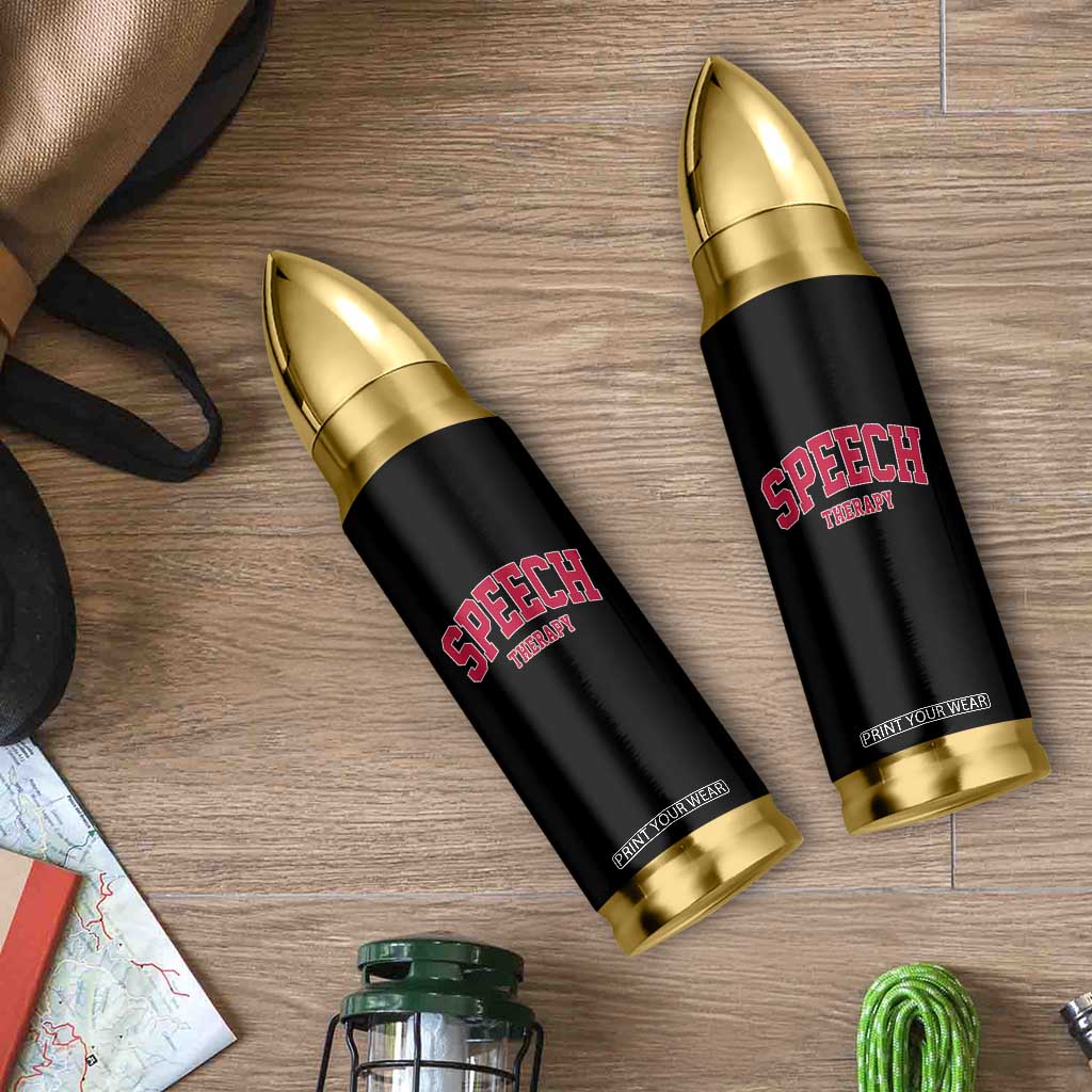 Retro Speech Therapy Bullet Tumbler Special Education Therapist Teacher Appreciation TS10 Print Your Wear