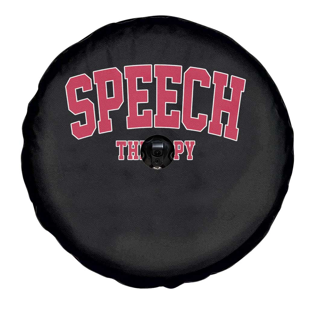 Retro Speech Therapy Spare Tire Cover Special Education Therapist Teacher Appreciation TS10 Print Your Wear