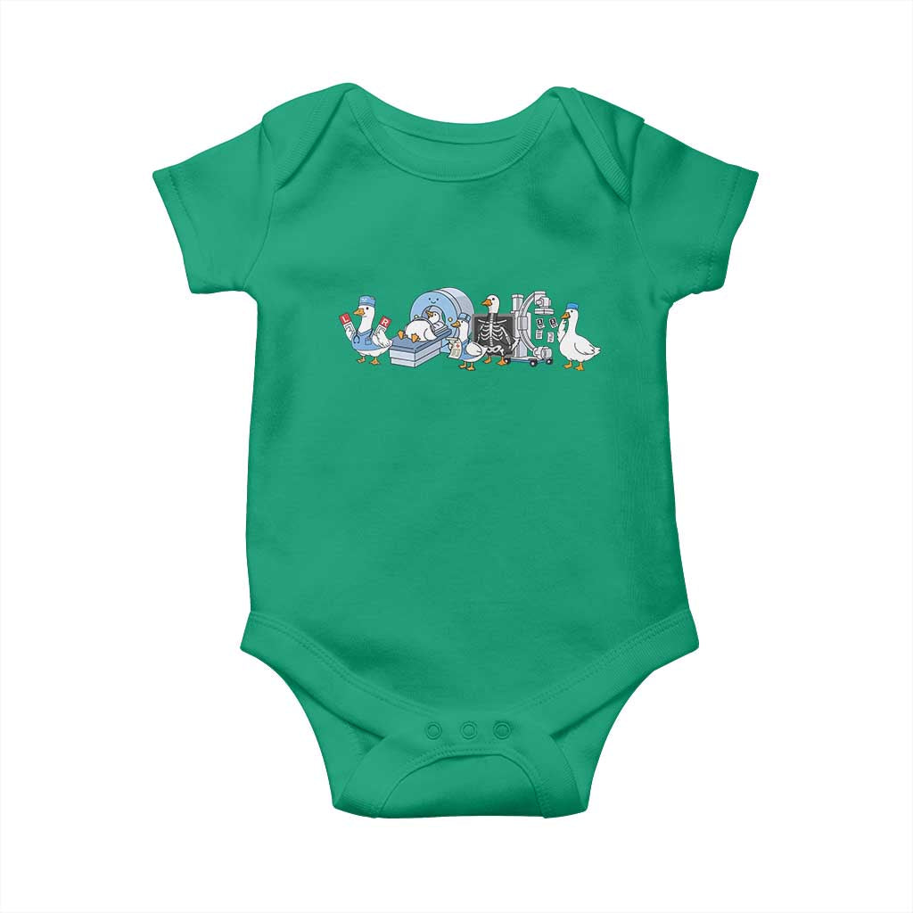 Radiologic Technologist Goose Baby Onesie Funny X-Ray Tech CT MRI Gooses TS10 Irish Green Print Your Wear