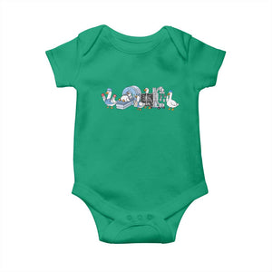 Radiologic Technologist Goose Baby Onesie Funny X-Ray Tech CT MRI Gooses TS10 Irish Green Print Your Wear