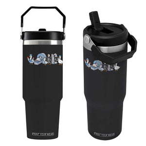 Radiologic Technologist Goose Flip Straw Tumbler Funny X-Ray Tech CT MRI Gooses TS10 One Size: 30 oz Black Print Your Wear