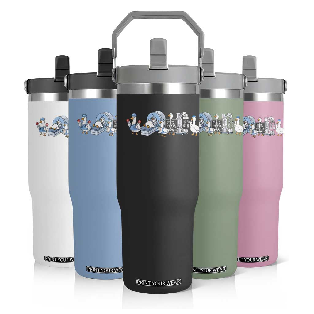 Radiologic Technologist Goose Flip Straw Tumbler Funny X-Ray Tech CT MRI Gooses TS10 Print Your Wear