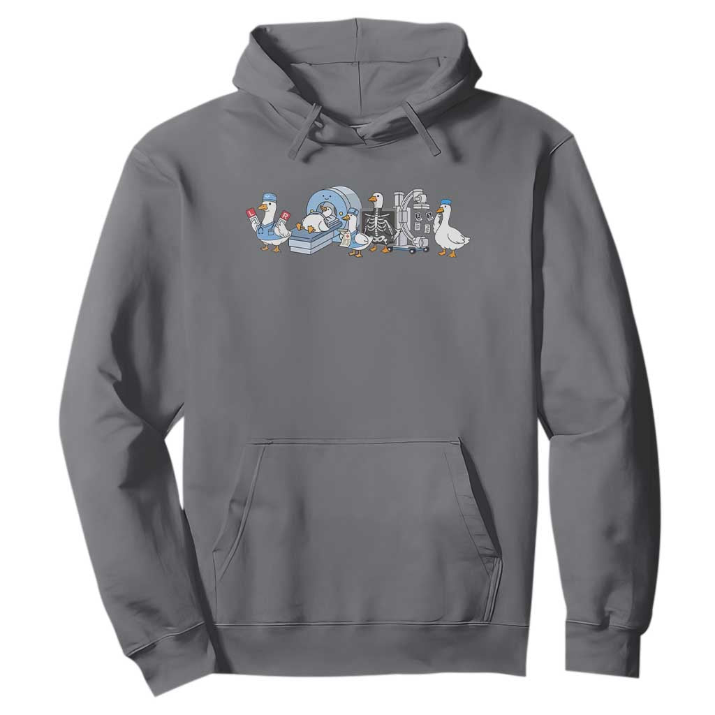 Radiologic Technologist Goose Hoodie Funny X-Ray Tech CT MRI Gooses TS10 Charcoal Print Your Wear