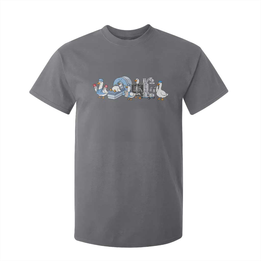 Radiologic Technologist Goose T Shirt For Kid Funny X-Ray Tech CT MRI Gooses TS10 Charcoal Print Your Wear