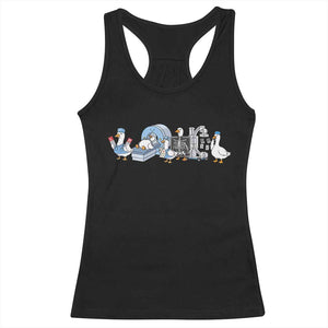 Radiologic Technologist Goose Racerback Tank Top Funny X-Ray Tech CT MRI Gooses TS10 Black Print Your Wear