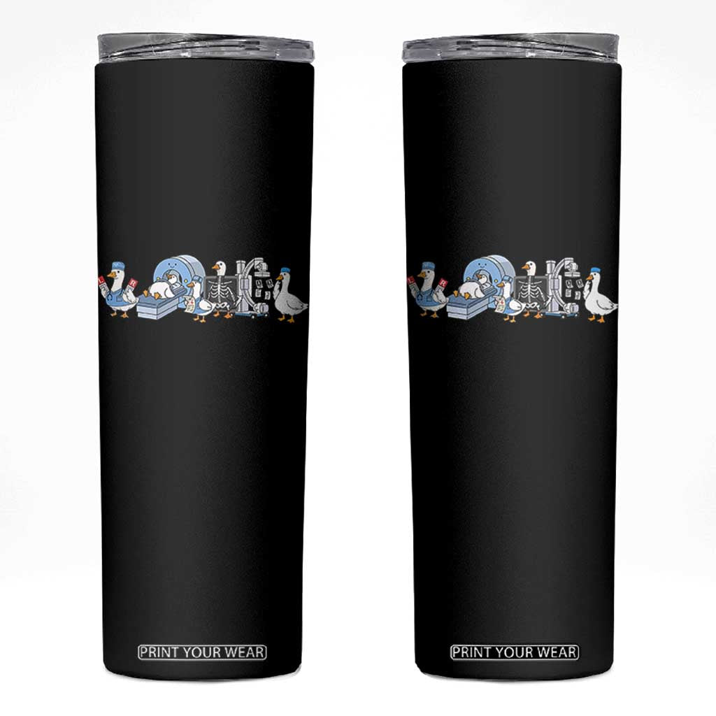 Radiologic Technologist Goose Skinny Tumbler Funny X-Ray Tech CT MRI Gooses TS10 Black Print Your Wear