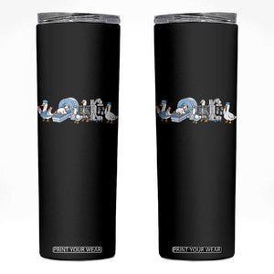Radiologic Technologist Goose Skinny Tumbler Funny X-Ray Tech CT MRI Gooses TS10 Black Print Your Wear