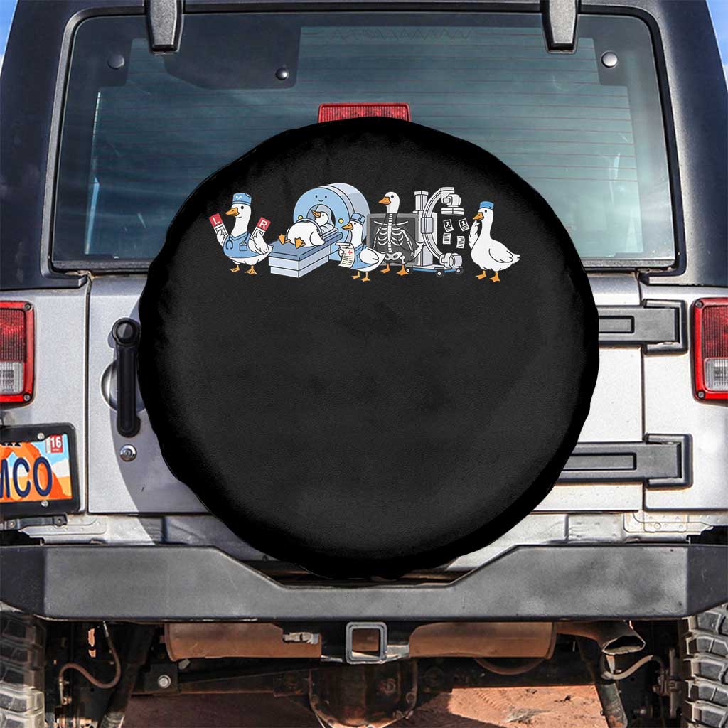 Radiologic Technologist Goose Spare Tire Cover Funny X-Ray Tech CT MRI Gooses TS10 No hole Black Print Your Wear