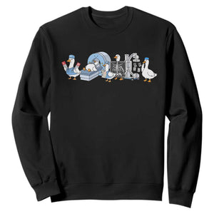 Radiologic Technologist Goose Sweatshirt Funny X-Ray Tech CT MRI Gooses TS10 Black Print Your Wear