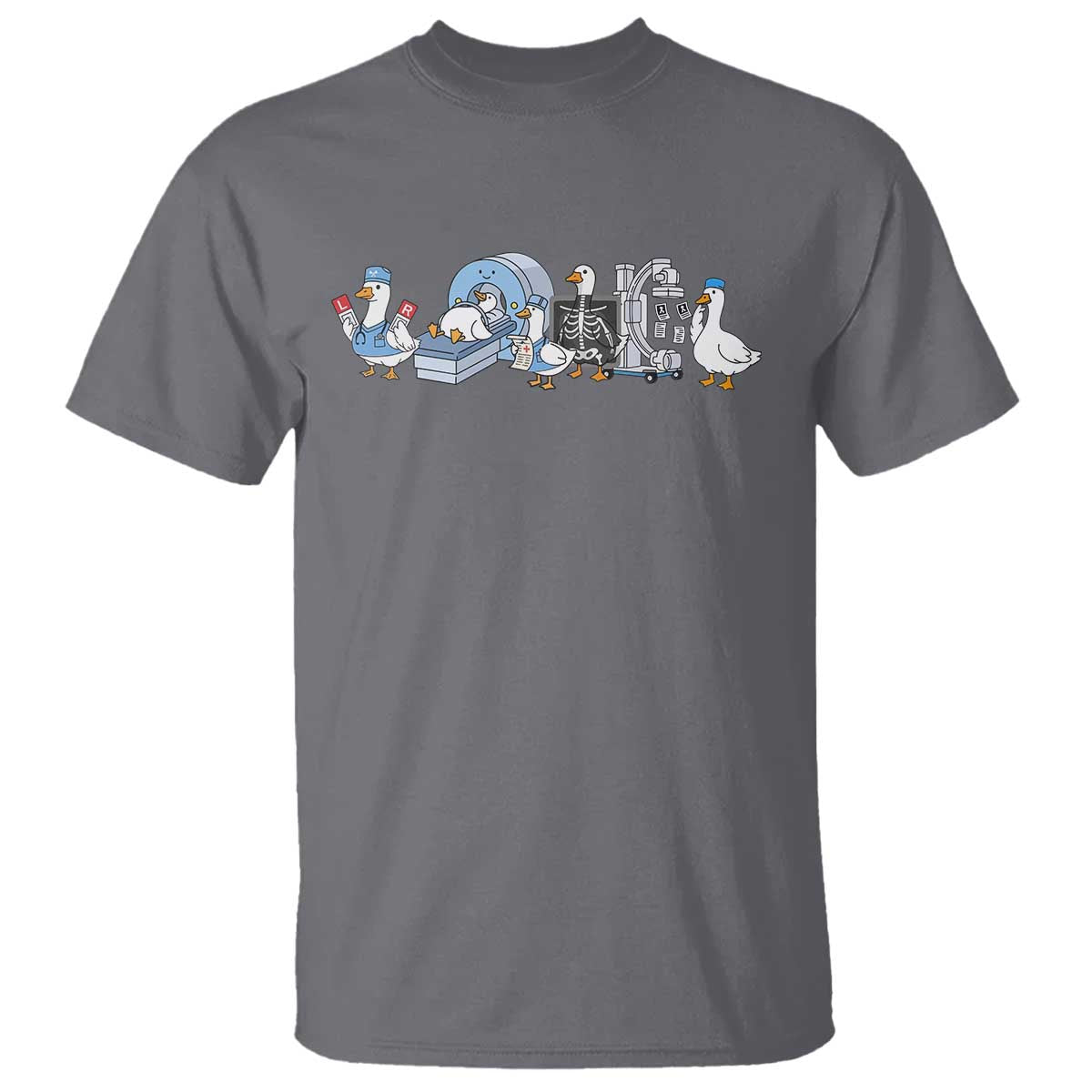 Radiologic Technologist Goose T Shirt Funny X-Ray Tech CT MRI Gooses TS10 Charcoal Print Your Wear