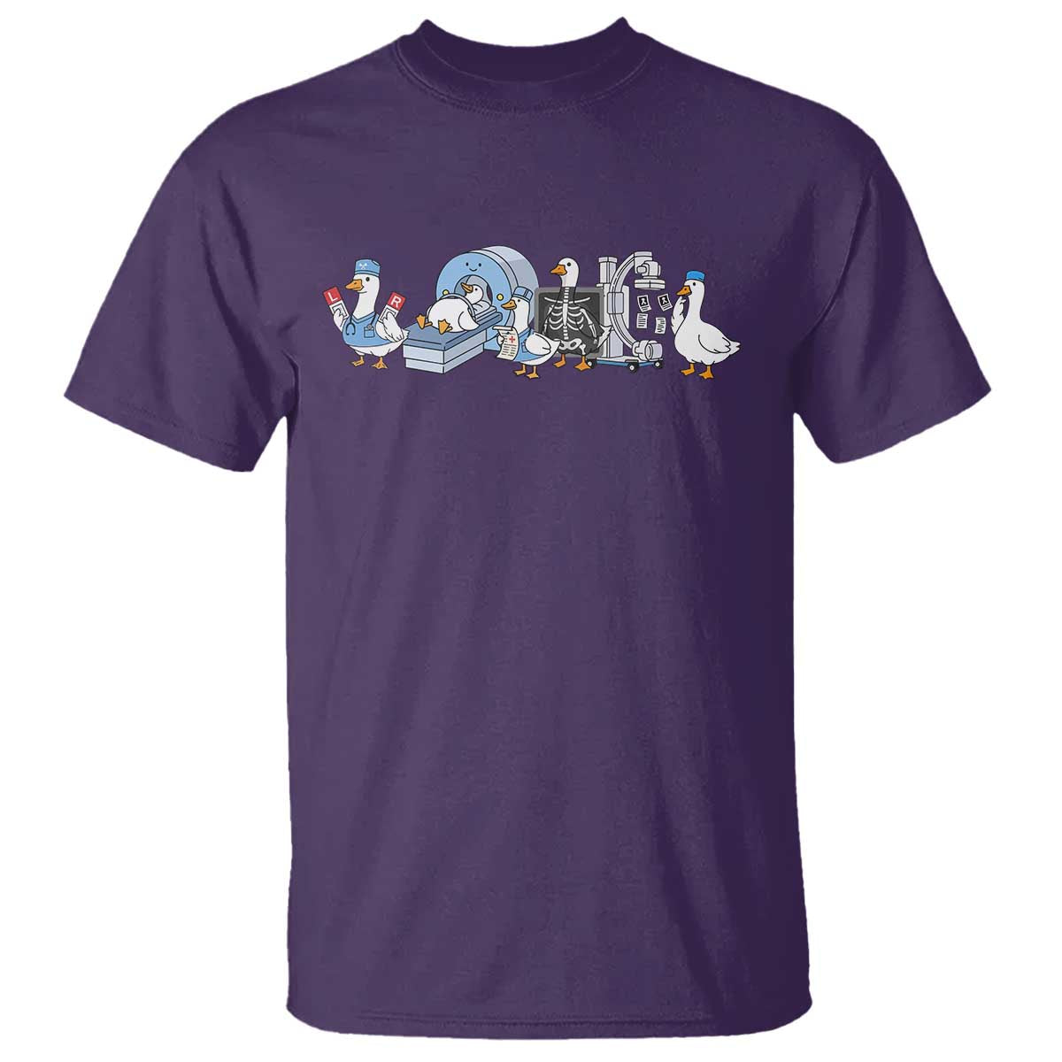Radiologic Technologist Goose T Shirt Funny X-Ray Tech CT MRI Gooses TS10 Purple Print Your Wear