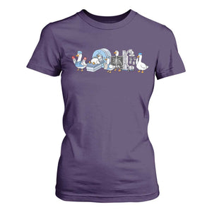 Radiologic Technologist Goose T Shirt For Women Funny X-Ray Tech CT MRI Gooses TS10 Purple Print Your Wear