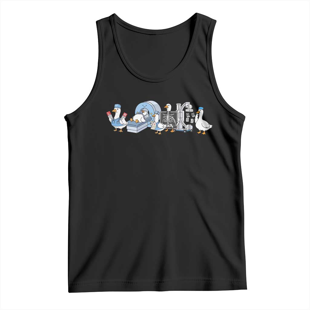 Radiologic Technologist Goose Tank Top Funny X-Ray Tech CT MRI Gooses TS10 Black Print Your Wear