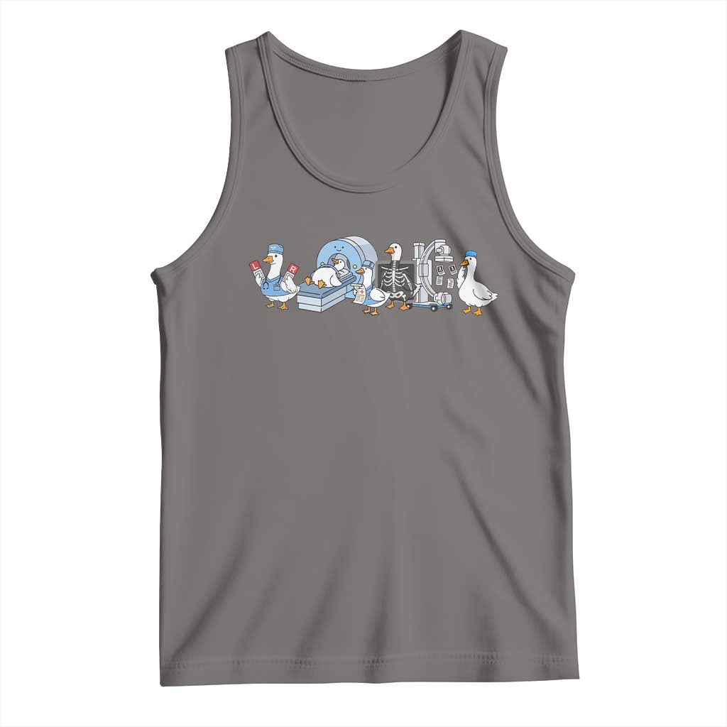 Radiologic Technologist Goose Tank Top Funny X-Ray Tech CT MRI Gooses TS10 Deep Heather Print Your Wear