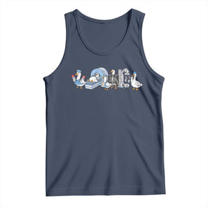 Radiologic Technologist Goose Tank Top Funny X-Ray Tech CT MRI Gooses TS10 Navy Print Your Wear