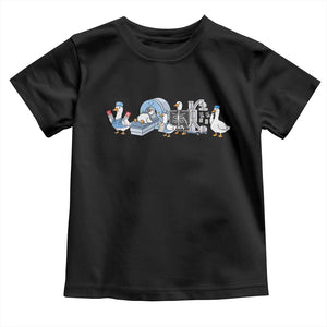 Radiologic Technologist Goose Toddler T Shirt Funny X-Ray Tech CT MRI Gooses TS10 Black Print Your Wear