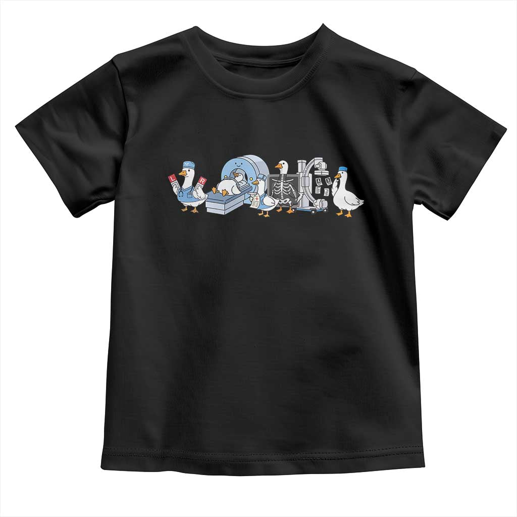 Radiologic Technologist Goose Toddler T Shirt Funny X-Ray Tech CT MRI Gooses TS10 Black Print Your Wear