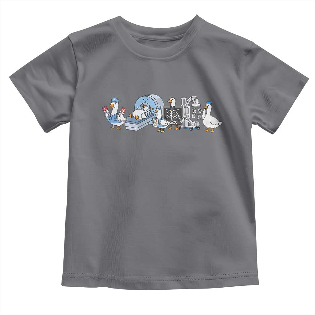 Radiologic Technologist Goose Toddler T Shirt Funny X-Ray Tech CT MRI Gooses TS10 Charcoal Print Your Wear