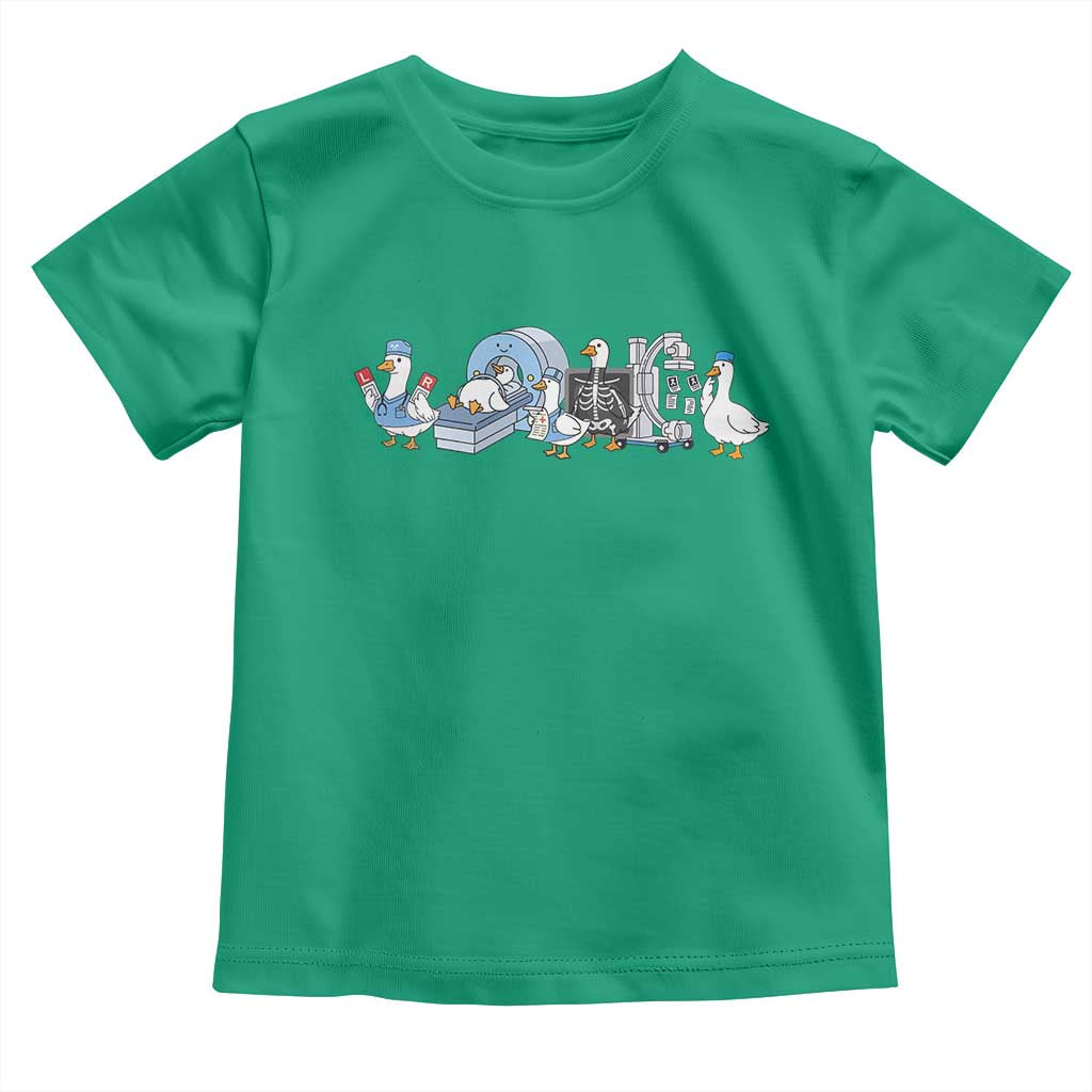 Radiologic Technologist Goose Toddler T Shirt Funny X-Ray Tech CT MRI Gooses TS10 Irish Green Print Your Wear
