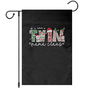 Christmas Twin Mama Claus Garden Flag Pregnancy Announcement TS10 Black Print Your Wear