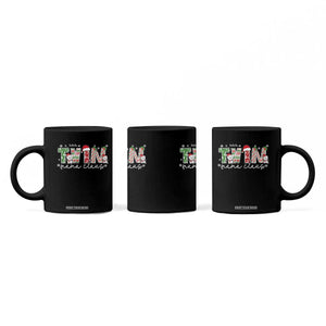 Christmas Twin Mama Claus Coffee Mug Pregnancy Announcement TS10 Print Your Wear
