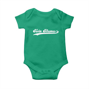 Twin Mama Baby Onesie Pregnancy Announcement New Mom Gift TS10 Irish Green Print Your Wear
