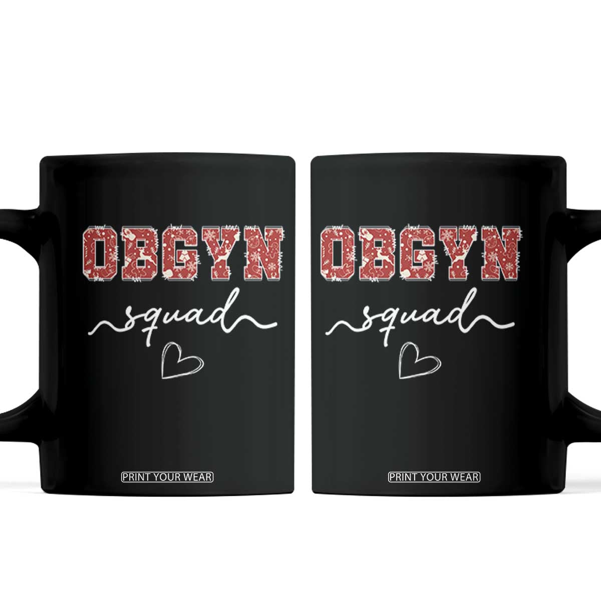 Christmas OBGYN Squad Coffee Mug Obstetrics And Gynecology Nurse - Print Your Wear