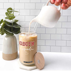 Christmas OBGYN Squad Glass Can Obstetrics And Gynecology Nurse - Print Your Wear